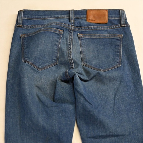 J.CREW 26 Mid Rise Skinny Medium Wash Stretch Denim Womens Jeans - Picture 6 of 7